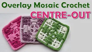 Overlay Mosaic Crochet Centre-Out