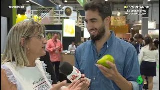 La surrealista charla entre Isma Juárez y una mujer de un puesto de la Fruit Attraction