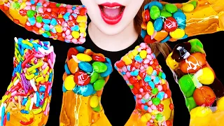 ASMR RAINBOW CANDY HONEY JELLY EATING SOUNDS MUKBANG 레인보우 캔디 꿀젤리 먹방 咀嚼音