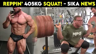 He Squatted 405 KILO for Reps - Sika News