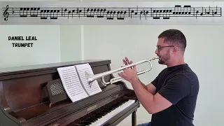 Arban's Complete Conservatory Method for Trumpet - #10 - Triple tongue - Daniel Leal Trompete