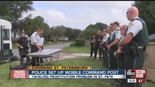 Prostitution complaints prompt St. Petersburg Police to set up command station near 32 Avenue North