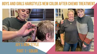 Hair Growth After Cancer - New Hairstyle - Post Cancer Treatment Color For Our Heroes Part 1