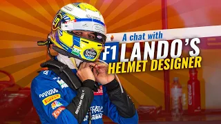 A chat with Lando Norris' helmet designer