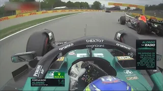 Race steward Alonso reporting on Gasly impeding Verstappen