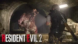Resident Evil 2 Remake; G-Type Adult Boss Battle - Leon Full Fight