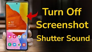 How to Disable Screenshot Sound on Android Phone? || Turn Off Screenshot Shutter Sound
