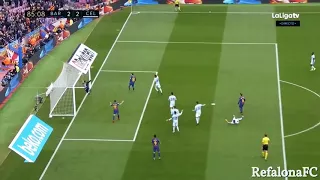 Messi with a ridiculous miss vs Celta de Vigo