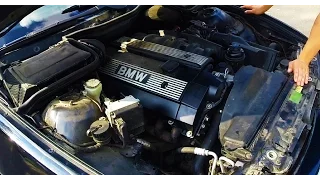 BMW e39 M52 как поменять помпу и термостат