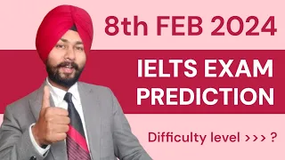 8 February 2024 IELTS Exam Final Prediction?