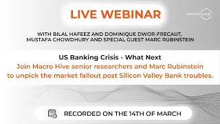 US Banking Crisis - What Next? Macro Hive senior researchers & Marc Rubinstein discuss | Webinar