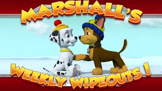 Marshall's Weekly Wipeouts! (Season 5 - Pups Save the Snowshoeing Goodways)