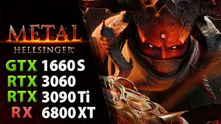 Metal Hellsinger : GTX 1660S, RTX 3060, RX 6800 XT, RTX 3090 Ti