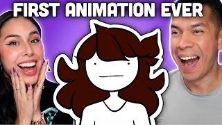 Reacting To Our Old Animations WITH Jaiden Animations