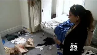 CBS San Francisco - Irish students trash SF rental house then leave country (9/19/14)