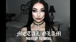 METAL GLAM Makeup Tutorial | TheBlackMetalBarbie