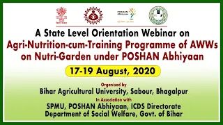 3rd Day Webinar on Agri-Nutrition cum Training Programme