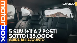 5+1 SUV a 7 POSTI | I modelli sotto i 35.000 Euro