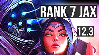 JAX vs IRELIA (TOP) | 19/1/0, 8 solo kills, Legendary, Rank 7 Jax | KR Challenger | 12.3