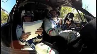 C.I.RALLY SANREMO 2013 - PS7 - ANDREUCCI CRASH - CAMERA CAR