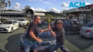 Drivers clash in wild Brisbane carpark brawl