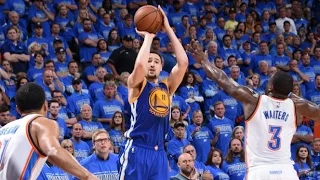 Klay Thompson (NBA Playoff Record) | Warriors vs Thunder Game 6 | 11 3-Pointers 2016 NBA Playoffs