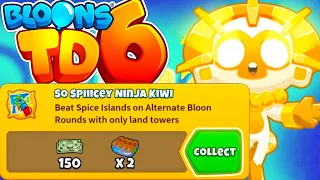 How to get the So Spiiicey Ninja Kiwi achievement! (No Monkey Knowledge) Bloons TD 6