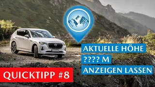 Aktuelle Höhe im Mazda Navigationssystem anzeigen lassen | Schuster Automobile | Quicktipp #8