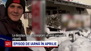 Un nou episod de iarnă bulversează nordul României