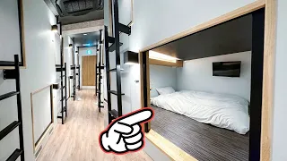 Too popular! CAPSULE HOTEL full every day 😴🛌 Osaka Japan 🇯🇵 hotel atarayo osaka カプセルホテル ホテルアタラヨ大阪