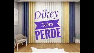 Zebra dikey perde mekanizmalı kolay kullanım.  Yeni çıkan mekanizmalı perde 2018 perde modellerinden