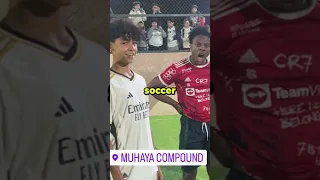 IShowSpeed plays soccer with Ronaldo's son in Saudi Arabia 🇸🇦