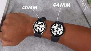 Samsung Galaxy Watch 6 - 40mm vs 44mm SIZE Comparison on WRIST!