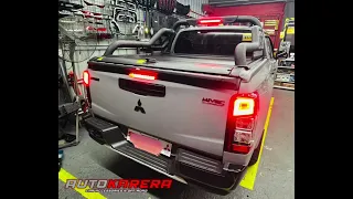 MITSUBISHI STRADA ROLLER LID BED COVER INSTALLED‼️