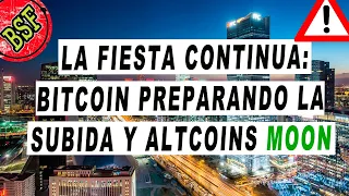 Bitcoin: consolidando para SUBIR más! Compramos ahora? Las altcoins sigue dando la cara!!!