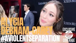 Alycia Debnam-Carey interview at LA premiere for A Violent Separation in Theaters May 17th