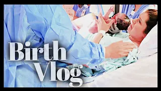 Induced Labor and Delivery with No Epidural | Surprise Gender(Dad delivers)
