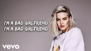 Anne-Marie - Bad Girlfriend (Lyric Video)