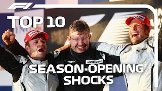 Top 10 Shock Opening F1 Races