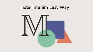 Manim easy installation in 1 minute | windows