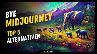 Midjourney Ade! Die 5 besten KOSTENLOSEN Alternativen AI Art Generatoren｜｜ Midjourney Alternativen!