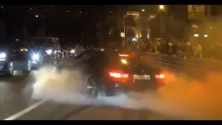 BURNOUTS, POLICE, FLAMES, CHAOS - MONACO OUT OF CONTROL!