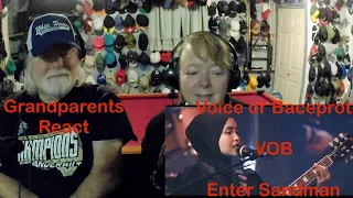 VOB - Enter Sandman (Metallica Cover) Grandparents from Tennessee (USA) react - first time reaction