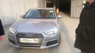 Отзыв от клиента. AUDI A4 QUATRO 2018 год