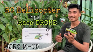 RC Helicopter Pemula Stabil Seperti Drone  (JJRC-M05)