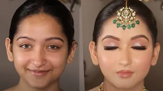 How to do GLOSSY BRIDAL Makeup by @Sakshi Gupta Makeup Studio & Academy in simple steps