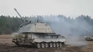 Monstrously Powerful PzH 2000 in Action - German Panzerhaubitze 2000 Artillery Fire