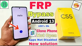 Realme C55 (RMX3710) FRP Unlock Without Pc | Clone Not Open | Realme C55 Gmail id Bypass Android 13