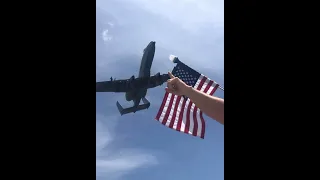 Insane Low Pass Flyover By a Pair of A10 Military