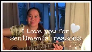 I love you for sentimental reasons cover song | jazz music